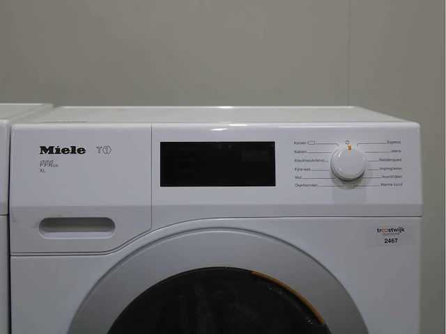 Miele w1 powerwash 2.0 wasmachines & miele t1 eco xl wasdrogers - afbeelding 6 van  8