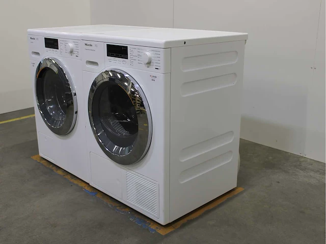 Miele w1 powerwash wasmachine & miele t1 fragrancedos & steamfinish wasdroger - afbeelding 7 van  8
