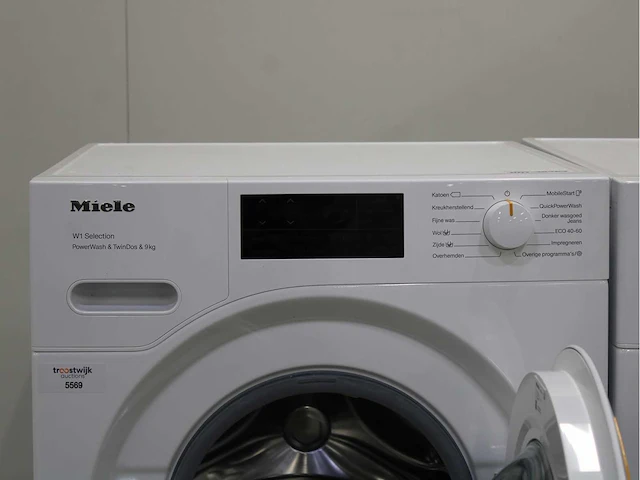 Miele w1 selection powerwash & twindos wasmachine & miele t1 selection ecospeed wasdroger - afbeelding 3 van  8