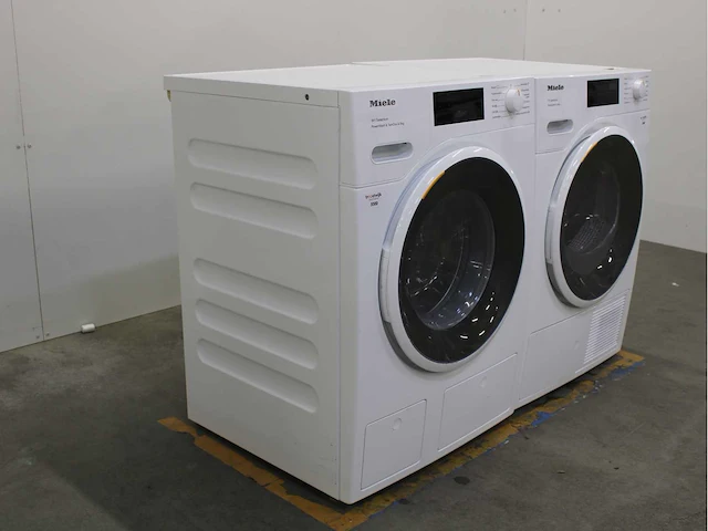 Miele w1 selection powerwash & twindos wasmachine & miele t1 selection ecospeed wasdroger - afbeelding 4 van  8