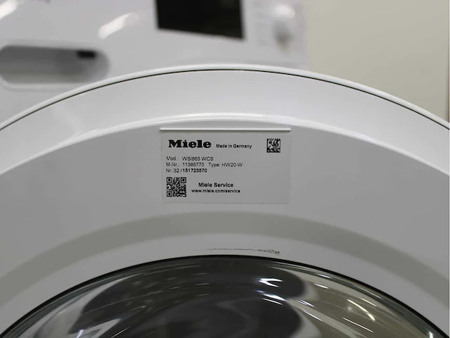 Miele w1 selection powerwash & twindos wasmachine & miele t1 selection ecospeed wasdroger - afbeelding 5 van  8