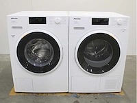 Miele w1 selection powerwash wasmachine & miele t1 selection ecospeed wasdroger - afbeelding 1 van  8