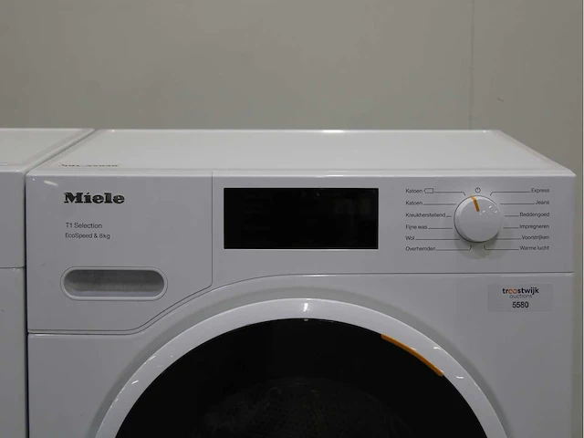 Miele w1 selection powerwash wasmachine & miele t1 selection ecospeed wasdroger - afbeelding 6 van  8