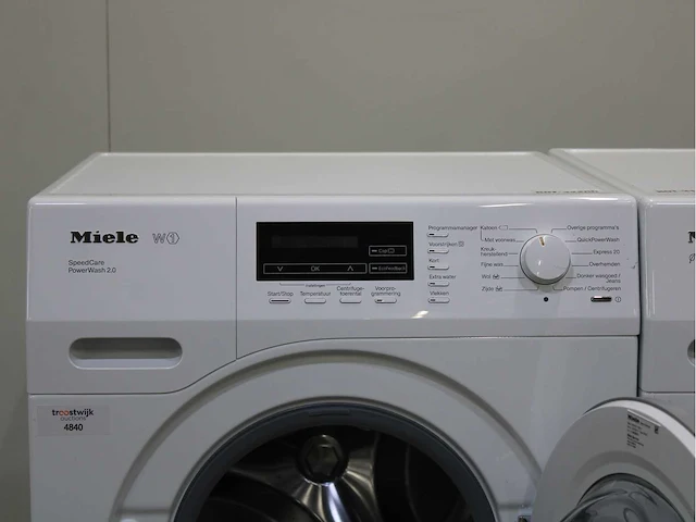 Miele w1 speedcare powerwash 2.0 wasmachine & miele t1 classic eco wasdroger - afbeelding 2 van  7