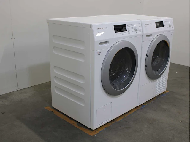 Miele w1 speedcare powerwash 2.0 wasmachine & miele t1 classic eco wasdroger - afbeelding 3 van  7