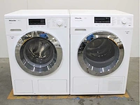Miele w1 twindos wasmachine & miele t1 steamfinish & eco wasdroger - afbeelding 1 van  8