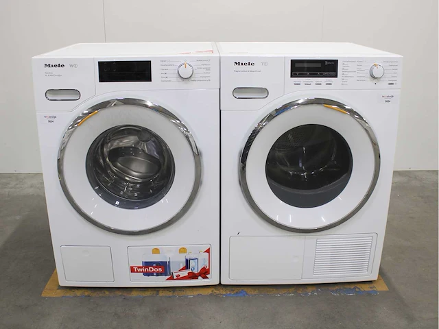 Miele w1 twindos xl & wificonn@ct wasmachine & miele t1 fragrancedos & steamfinish wasdroger - afbeelding 1 van  8