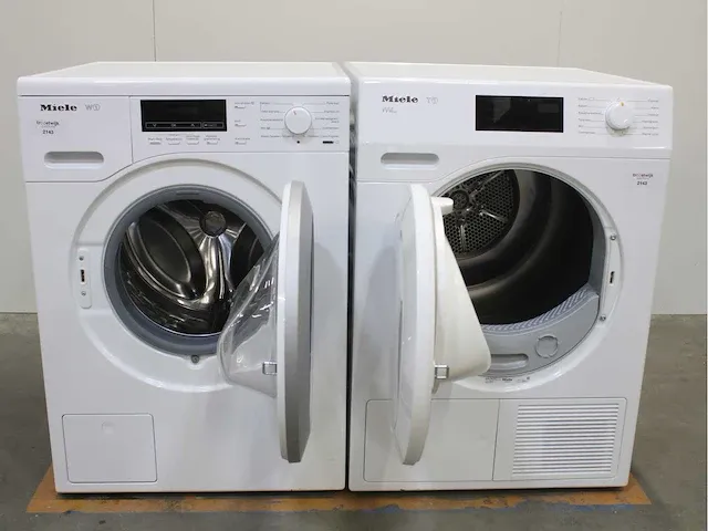 Miele w1 wasmachine & miele t1 eco droger - afbeelding 2 van  8