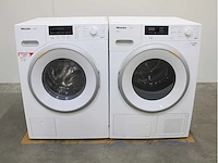 Miele w1 wasmachine & miele t1 eco wasdroger - afbeelding 1 van  8