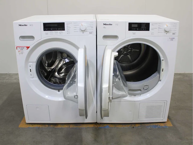 Miele w1 wasmachine & miele t1 eco wasdroger - afbeelding 2 van  8