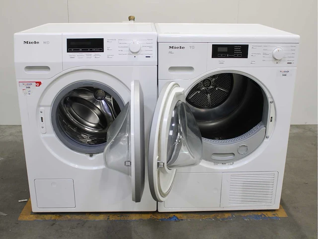 Miele w1 wasmachine & miele t1 eco wasdroger - afbeelding 2 van  8