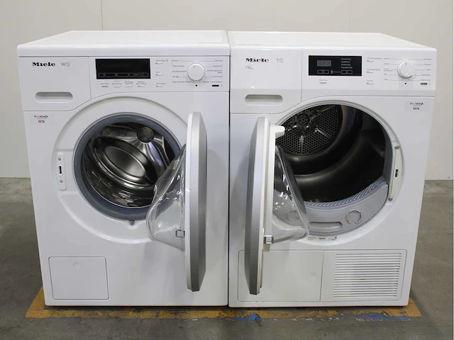 Miele w1 wasmachine & miele t1 eco wasdroger - afbeelding 2 van  8