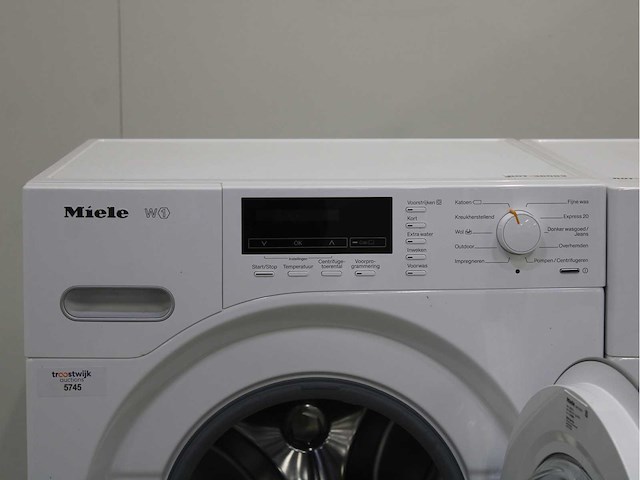 Miele w1 wasmachine & miele t1 eco wasdroger - afbeelding 3 van  8