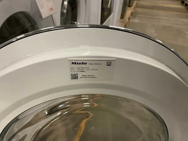 Miele w1 wwh860 wasmachine - afbeelding 5 van  5