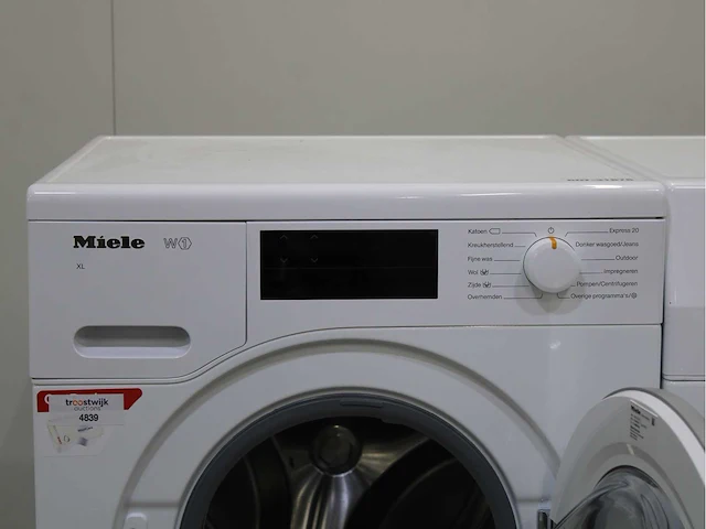 Miele w1 xl wasmachine & miele t1 classic eco wasdroger - afbeelding 3 van  8