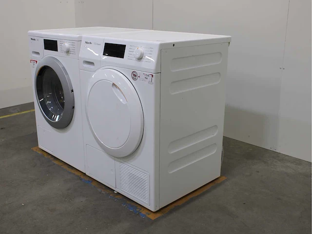 Miele w1 xl wasmachine & miele t1 classic eco wasdroger - afbeelding 7 van  8