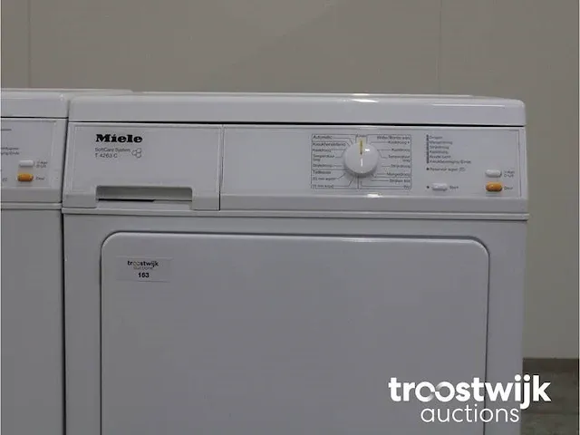 Miele w3241 softcare system wasmachine & miele t4263 c softcare system droger - afbeelding 4 van  8