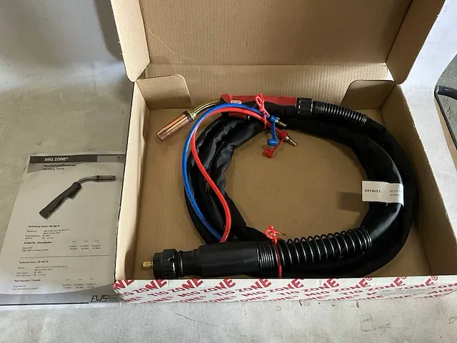 Mig sb400w lastoorts watergekoeld 4 meter - afbeelding 1 van  4