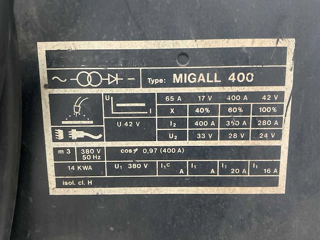 Migall 400 lasapparaat - afbeelding 8 van  8