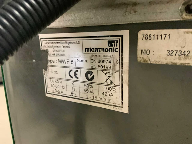 Migatronic mig 385 mig/mag lasmachine - afbeelding 4 van  14