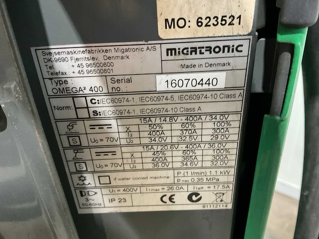 Migatronic omega lasmachine - afbeelding 8 van  8