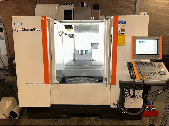 Mikron - vce 800 pro - cnc bewerkingscentra - afbeelding 8 van  15