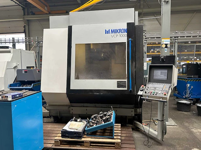 Mikron - vcp 1000 - cnc freesmachine - 1997 - afbeelding 4 van  11