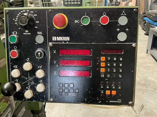 Mikron we2sa universele freesmachine - afbeelding 8 van  14