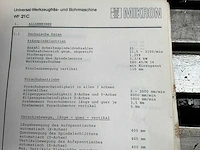 Mikron wf21c universele freesmachine - afbeelding 2 van  19