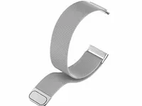 Milanees smartwatch bandje fitbit versa 3/fitbit sense - zilver (betreft alleen het bandje. geen smartwatch!) - afbeelding 1 van  2