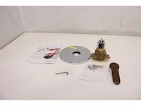 Milano 3564072 kantenklare set voor upvul en douchethermostaat chroom - afbeelding 2 van  3