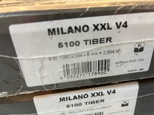 Milano eiken 5100 tiber xxl v4 laminaat (11x) - afbeelding 8 van  8
