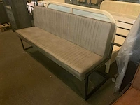 Milano liver 185cm eettafel bank - afbeelding 1 van  6