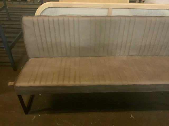 Milano liver 185cm eettafel bank - afbeelding 4 van  6