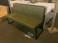 Milano moss 185cm eettafel bank - afbeelding 1 van  5