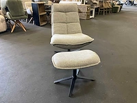 Milano relaxfauteuil met voetenbank - afbeelding 2 van  6