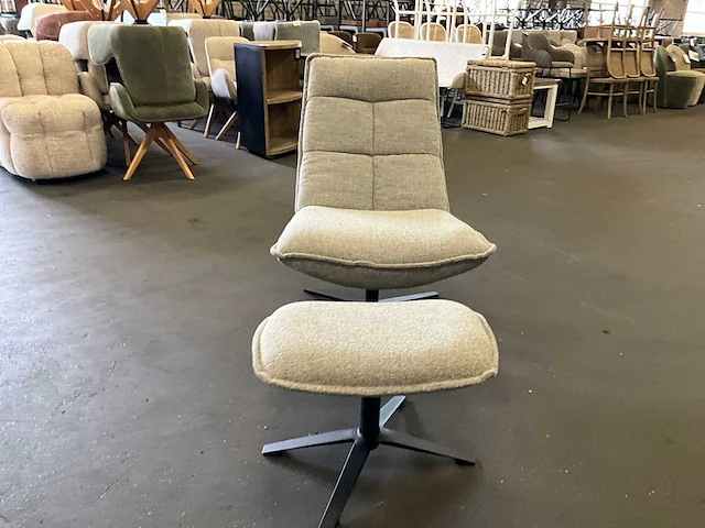 Milano relaxfauteuil met voetenbank - afbeelding 3 van  6