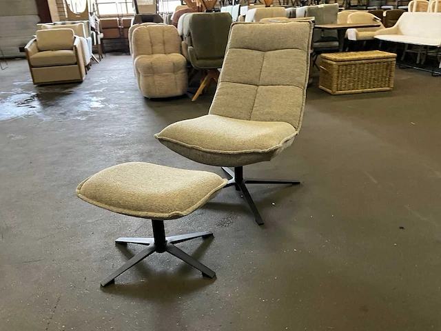 Milano relaxfauteuil met voetenbank - afbeelding 5 van  6