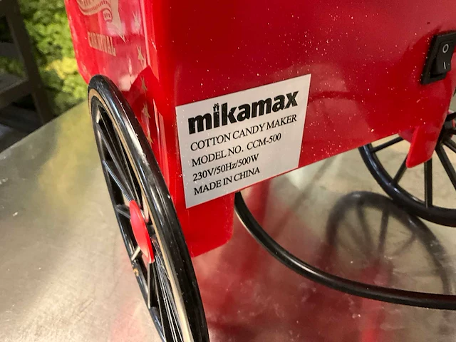 Milkamax ccm-500 suikerspin machine - afbeelding 7 van  8
