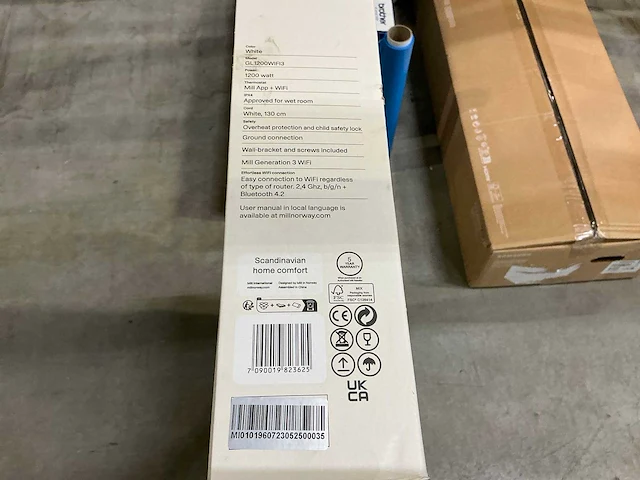 Mill glass wifi 1200w paneelverwarming - afbeelding 3 van  4