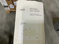 Mill glass wifi 1200w paneelverwarming - afbeelding 4 van  4