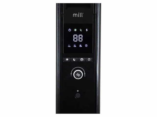 Mill radiator 1000 w ab-h1000dn black - afbeelding 3 van  4