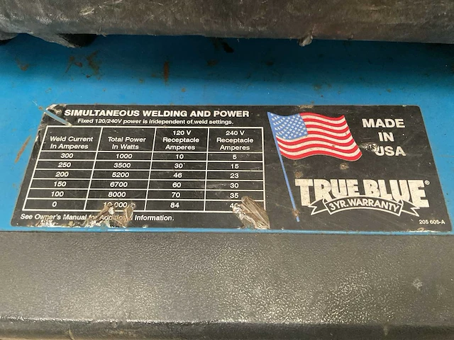 Miller 301 d trailblazer lasmachine - afbeelding 5 van  5