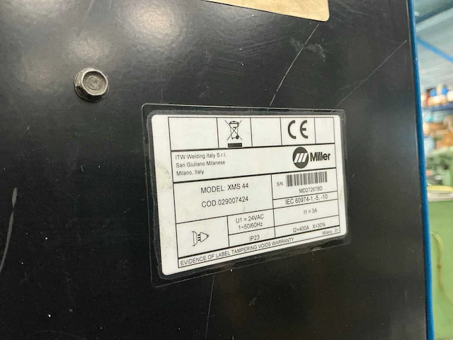 Miller xms 403 mig lasapparaat - afbeelding 10 van  10