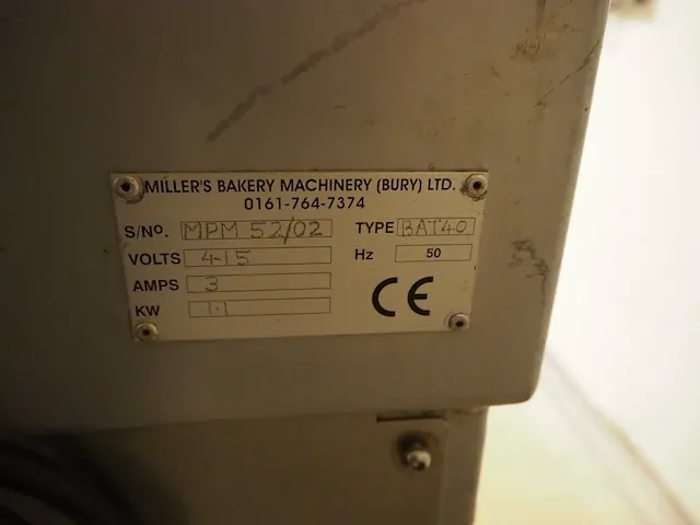 Miller's bakery machinery - afbeelding 7 van  7