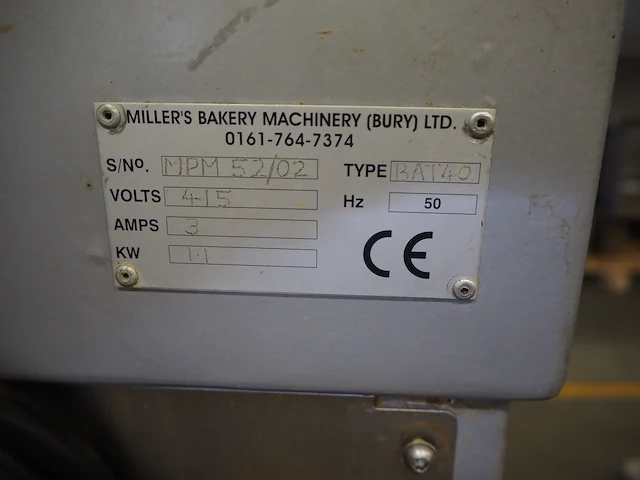 Miller's bakery machinery - afbeelding 8 van  8
