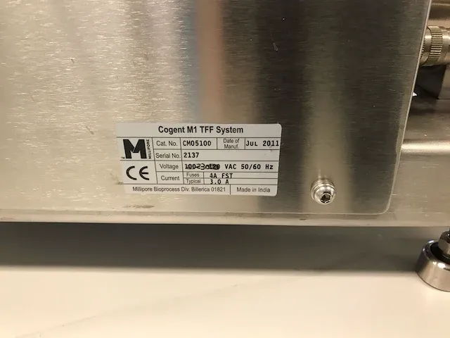 Millipore cogent m1 tangentieel stromingsfiltratiesysteem - afbeelding 2 van  13