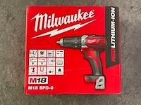 Milwaukee - m18 bpd-0 - compactslagboormachine - afbeelding 3 van  5