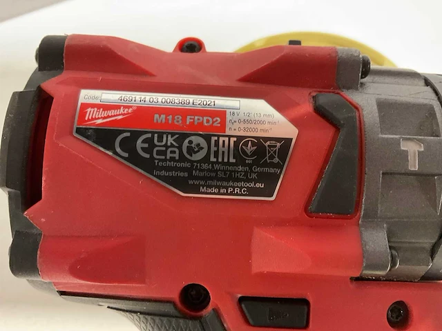 Milwaukee - m18fpd2 - accu klopboor schroefmachine (18v) - afbeelding 4 van  4
