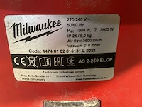 Milwaukee as 2-250 elcp industriële stofzuiger - afbeelding 3 van  3